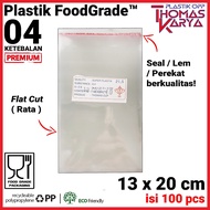 Opp Plastic 13x20 Thick Contents 100 Clear Bags Cake Packaging Photocard BTS Adhesive Seal