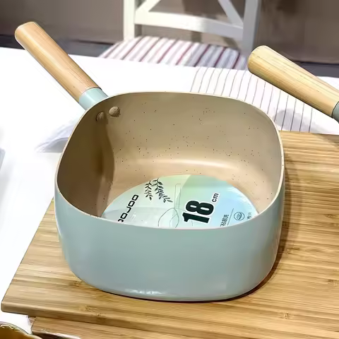 Square Small Milk Pot Milk Pot Non-stick Pot Snail Noodle Pot Instant Noodle Pot