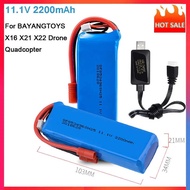 Battery Lipo 11.1V 2200mAh 30C Battery For BAYANGTOYS X16 X21 X22 X8 Drone Quadcopter Spare Parts R