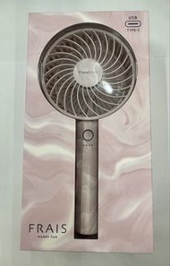 [全新未拆盒] Francfranc FRAIS 兩用手提風扇 Handy Fan 大理石粉紅色