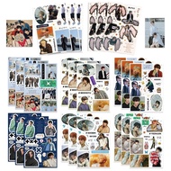 8pcs TXT Stickers DIY Stickers Laptop Computer Sticker Notebook Phone Case Decor SOOBIN YEONJUN