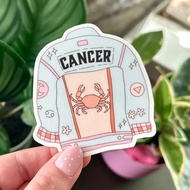 Waterproof Sticker "Cancer" - cute Cancer stickers, buy in bulk, cheap price M000325-18