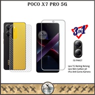 3IN1 Anti-Scratch Clear Camera Hole poco X5 5G X5 Pro 5G X6 5G X6 Pro 5G X7 Pro 5G