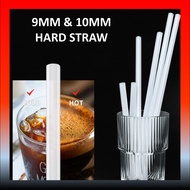 10mm Universal Hard straw & Soft Silicone Straw for Thumbler and Drinking Bottle Sesuai untuk Botol 