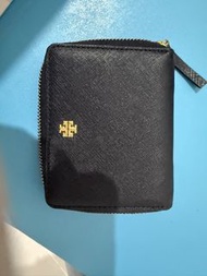 Tory Burch 黑色拉鍊短夾