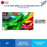 LG 55" / 65"  75" QNED evo AI Smart TV QNED86 Mini-LED 144Hz Dolby Vision & HDR10 4K UHD 65QNED86ASA