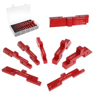 14Pcs Router Table Setup Blocks Aluminum Alloy Precision Setup Blocks Height Gauge Set Measuring Dep