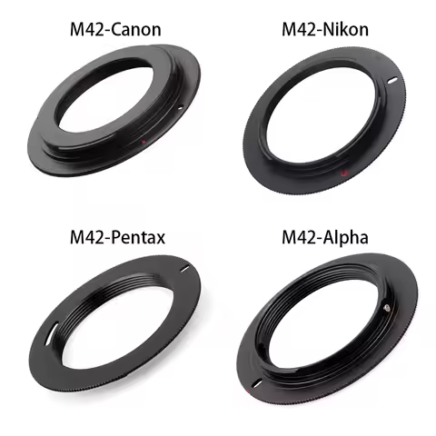 Camera Lens Adapter M42 Bayonet Lens to EF AI AF PK NEX OM4/3 for Canon EOS EOSM Nikon Sony Alpha Pe