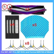 Main Brush Side Brush Filter Rag for  M7 M7 Pro M7  Accessories
