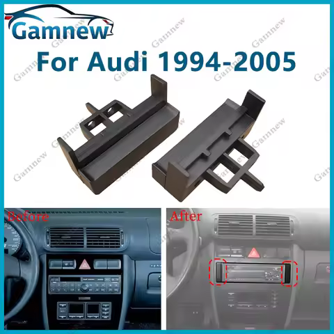 1 Din Car Radio Fascia For UP For Audi A2 8Z A3 8L A4 B5 A6 4B 1994-2005 Frame Kit Install Facia Fac
