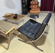 Barcelona Chair 黑色皮革