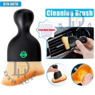 DTH Nissan Car Interior Cleaning Brush Dashboard Air Outlet Gap Dust Removal Detailing Brush With Luminous Nissan Almera Sentra livina Serena Accessories