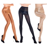 70D Women Tights Lady Satin Shiny Oil Stockings Pantyhose