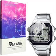 Lamshaw AE-1200WH Watch Screen Protector, [3 Pack] 9H Tempered Glass Screen Protector Film Compatibl