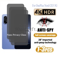 3 Pcs Privacy Film OnePlus Nord CE5 5G Tempered Glass for OnePlus Nord CE 5 4 3 Lite 5G Anti-spy Scr