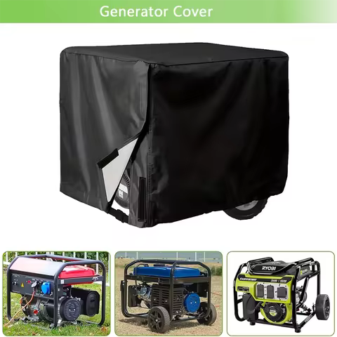 Generator Cover Waterproof, Universal Portable Generator Cover 32”L x 24”W x 24”H - for Most Generat