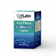 CELLLABS EzyFlora 25 Billion CFU Probiotic (30 Capsules)