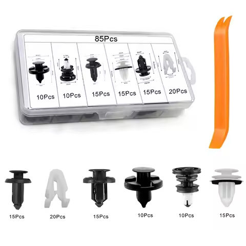 For Tesla Model 3 Y S X Clips Retainers set 85PCS Door Panel Bumper Wheel Arch Fender Engine Hood Su