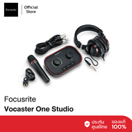 Focusrite Vocaster One Studio ชุดบันทึกเสียงและจัดรายการสําหรับคนทํา Podcast