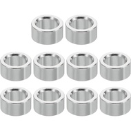 PATIKIL M4 Aluminum Spacers, 10 Pcs Metal Spacer Aluminum 4.1mm ID x 6mm OD x 3mm L Aluminum Spacer 