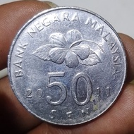 Koleksi Uang Koin Malaysia 50 Sen Tahun 2011