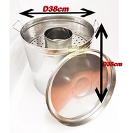 Stainless Steel Periuk Bakso 30Liter (30Lt) | Stainless Steel Bakso Pot | Stock pot Bakso | Tong Bak