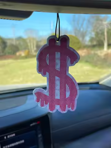 Usd Dollar Design, Fresh Freesia Scent, Five-Star Neutral Car Perfume and Non-Toxic Air Freshener | 