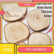 Abstract Wood Slice 8-10cm Unique Wood Slice FNX3 BF9