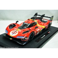 Leman Champion 1: 18 Bburago Ferrari 499P 51 LeMans 2023 ※ Alloy Can Be Opened