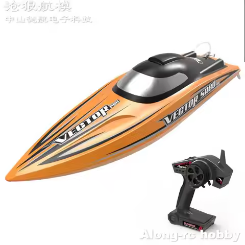 Vector SR80 Pro 80 cm 44mph Super High Speed Remote Control Boat Auto Roll Back Function Metal Hardw