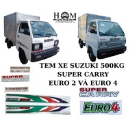 Suzuki Euro 4, Euro 2 front and side stickers. Suzuki Euro 4, Euro 2 truck sticker