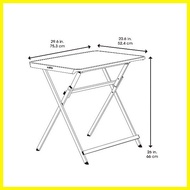 ✓ § ⊙ Lifetime USA Black Folding Chair (1 pc) & Lifetime USA 30 Inch Black Table (1 pc) - Durable!