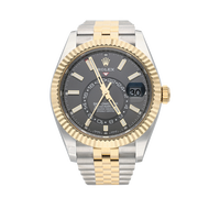 Rolex Sky-Dweller Reference 326933, a yellow gold and stainless steel automatic wristwatch with annual calendar and dual time zone, Circa 2022