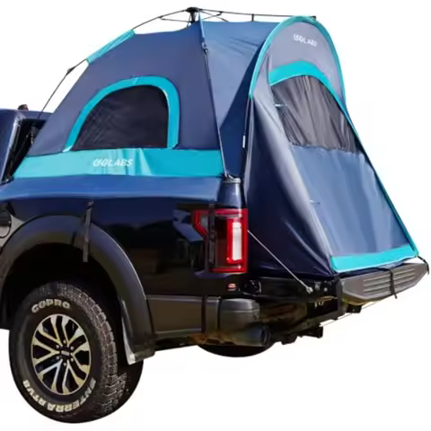 Truck Bed Tent for 5-6 Ft Bed 8-Minute Easy Setup by Pre-Assembled Design Waterproof PU2000mm 2-Pers
