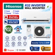 Hisense Inverter Air Conditioner 1.0HP 1.5HP 2.0HP 2.5HP R32 AI10KAGS AI13KAGS AI20KAGS AI25KAGS Air