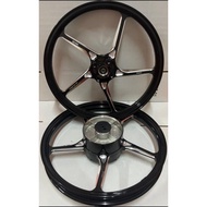 【 RS150 FG511 1.60/1.60-17 BLACK 】HONDA RS RSX ENKEI
