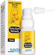 NAVEH PHARMA® Itchy Ears Remedy Ear Cleaning and Itch Relief | Treats All Causes of Ear Itchiness | 