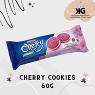 BISKITOP - CHERRY COOKIES 50g Biskuit Anak Dewasa Enak Rasa Buah Cherry Biscuit Biskitop Murah