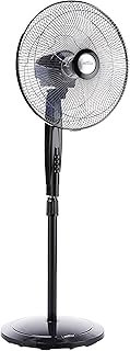 MISTRAL MSF1628W Stand Fan,Black,16 Inches