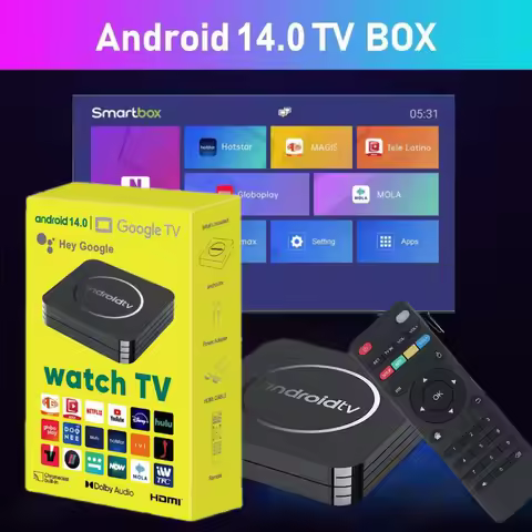 Q3 Smart TV Box Android 14 Allwinner H3 Quad core Wifi 2.4G HD 8K Media Player 2GB 16GB Set Top Box 
