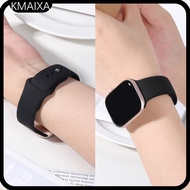 Soft Rubber Band Silicone Strap for IWatch Apple Watch Strap Ultra 3 2 49mm 41mm  45 46 38 40 42mm 4