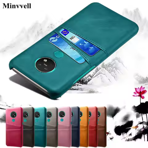 For Nokia 8.1 7.2 7.1 6.2 6.1 5.1 4.2 3.2 3.1 2.2 2.1 Card Slots Phone PU Leather Case For Nokia 9 P