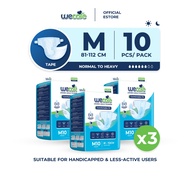 WECARE Official [Bundle of 3x] Tape Adult Diapers M size