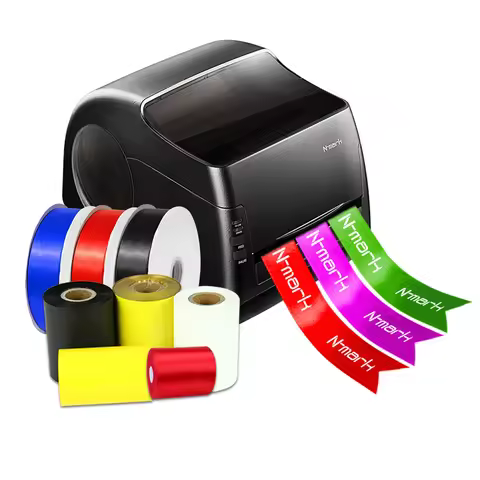 N-mark Digital Ribbon Printer,digital Satin Ribbon Printing Woven Label Machine