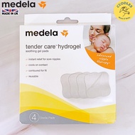 (Medela) Tender Care Hydrogel Soothing Gel Pads 4 Count แผ่นไฮโดรเจล กันหัวนมเจ็บ ลดการคัดเคืองเต้าน