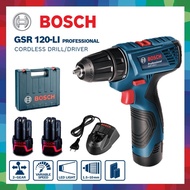 [ Bosch Drill ] BOSCH GSR 120LI Gen 2 Cordless Drill / Mesin Gerudi Bateri