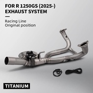 FOR R1250GS 1250GS (2025-) Electronic Valve Titanium Alloy Exhaust System Racing Line Original Posit