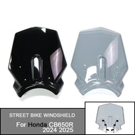 Wind Deflector Visor Motorcycle Windshield Windscreen For Honda CB650R CB650R 2024 2025 CB650R Airfl