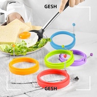 GESH Egg Pancake Ring, Kitchen Gadget Silicone Omelette Fried Egg Molds, Food Grade Round Shaper Bre