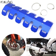 Off-road Exhaust Muffler Pipe Guard Protector Heat Shield For YAMAHA XT250 XT250X YZ125 YZ250 YZ250F